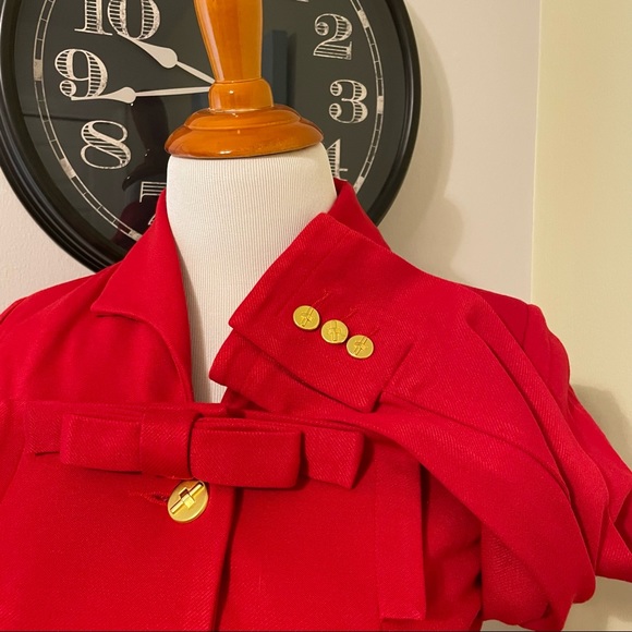 Cabi size 0 red retro 50’s blazer NWT - Picture 3 of 7